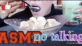 ASMR -no talking  My Breakfast #eatingsound