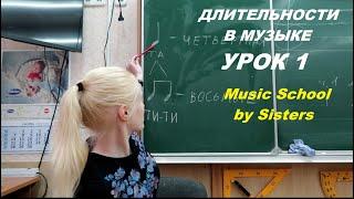 1-й УРОК по РИТМУ: ДЛИТЕЛЬНОСТИ в МУЗЫКЕ: ЧЕТВЕРТНЫЕ и  ВОСЬМЫЕ.