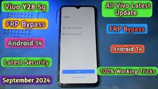 Vivo Y28 5g FRP Bypass Android 14 Latest Security 1 August Security 2024 || Vivo Y28 5g Bypass