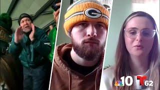 Packers fans who were harassed by Eagles fan in viral video speak out