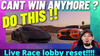 CSR2, Cant Win Live Races any more ?  rest to a slower lobby!!