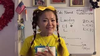 @SonyYu Kid's Name 53 LANDON / Korean Kids song