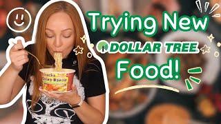 Trying New Dollar Tree Foods!