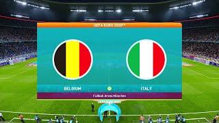  Belgium vs Italy  | UEFA Euro 2020 (02/07/2021) | PES 2021