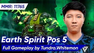 WHITEMON EARTH SPIRIT SUPPORT 7.37c | Dota 2 Pro Gameplay