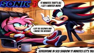 Sonic 3 Amy Broke The Internet Shadow Only Had 17 Minutes Let's Talk