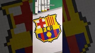 Barcelona pixel art ideas  #pixel #pixelartideas #pixelart #barcelona #football