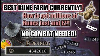 BEST RUNE FARM IN ELDEN RING - NO COMBAT NEEDED! Get millions of runes easily