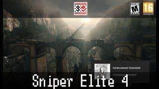 Sniper Elite 4 - Мост Реджилино - Все состязания в один забег (достижение Challenge Accepted)