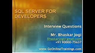 SQL Server Interview Questions