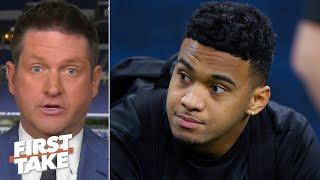 Todd McShay predicts 2020 NFL draft slots for Tua Tagovailoa, Joe Burrow & Chase Young | First Take