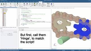 8 -  Frictional joints in a chain