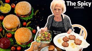 Nonna’s AMAZING Burgers and Secret recipe!