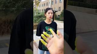 Made a cute painting on sad sister's t-shirt !! #shorts #ytshorts #viralshorts