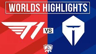 T1 vs TES Full Highlights | Worlds 2024 Swiss Stage | T1 vs TOP Esports