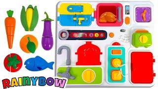 Kids, Discover Common Food Words with a Toy Kitchen Playset