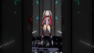 【Azur Lane MMD/4K/60FPS】 Prinz Eugen 【Ghost dance】front view shorts