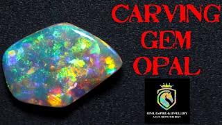 The Best Coober Pedy Opal Carving I've Done. Jullian Stavreas Opal Empire and Jewellery