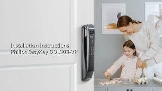 Philips EasyKey DDL303-VP-5HWS installtion instruction