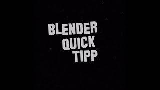 Blender Quick-Tipp #50 - Set Origin Shortcut!