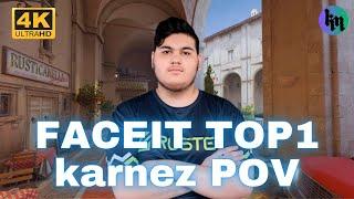 FACEIT EU TOP1 - karnez (28-9) Rating:2.32 (Inferno) 4934ELO | Oct 11, 2024 #cs2 #pov