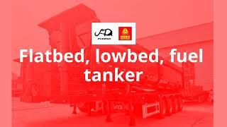 Professional China Sinotruk HOWO trucks, FUDENG Semi Trailers for sale