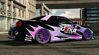 Livery Donut Drift Club NISSAN SKYLINE R34 (part subscriber build) #19 (Tutorial Design)