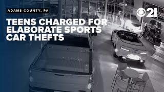 Two teens charged after elaborate sports car thefts reported across Central PA