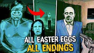 All Easter Eggs/ All Endings- No I'm Not A Human. SECRETS & Story Explained.VISITORS & SECRET ENDING