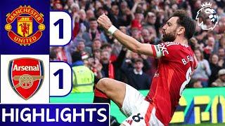 Manchester United vs Arsenal (1- 1) | All Goals & Extended Highlights | Premier League 2024/25