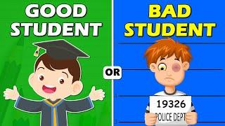 Are You a GOOD STUDENT or BAD STUDENT? (Personality Test)