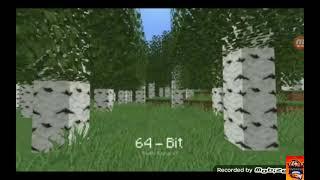 4 bit to 8192 bit Minecraft version