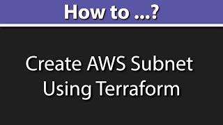 Terraform AWS Subnet Example: Terraform AWS VPC with Public and Private Subnets EKS Subnets Tags Ep3