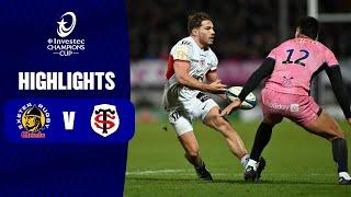 Extended Highlights - Exeter Chiefs v Stade Toulousain Round 2 | Investec Champions Cup 2024/25