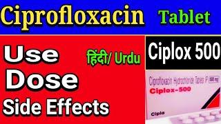 Ciprofloxacin tablet / Ciplox tablet / Zoxan tablet, uses , side effects in hindi by Medicocare.