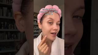 ROUTINE FOR DRYNESS & ACNE after TRAVEL️ #skincareroutine #acne #dryskin #skincaretips #acnetips