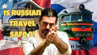Young Girls travel w/ American on a Russian Train!🪖