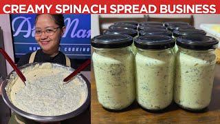 CREAMY SPINACH SPREAD- Mabilis mabentang, new business idea this 2025!