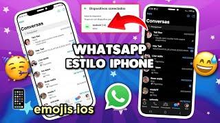 OUT! WHATSAPP LIKE IPHONE iOS 18 ON ANDROID 2025  Working  New Update watusiiOS