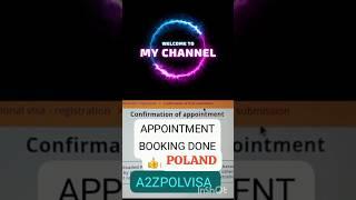 POLAND EMBASSY APPOINTMENT BOOKING |POLAND WORK VISA #poland  #POLAND WORK PERMIT