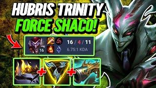 Hubris Trinity Shaco - Diamond 2 Ranked S14 [League of Legends] Full Gameplay - Infernal Shaco