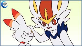 Scorbunny is big and brave (Pokemon animation)