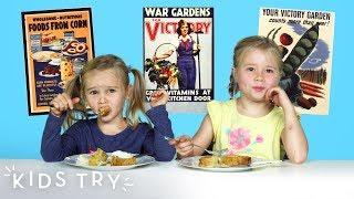 Kids Try American Food From World War II | Kids Try | HiHo Kids