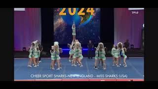 Cheer Sport Sharks Miss Sharks - Cheer Worlds 2024 Semis