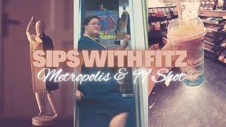 Sips with Fitz - Superman 99 Shots Slushie, Hot Ones Pringles, and Metropolis Road Trip Vlog