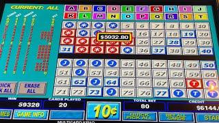 $12,544 in 3 Jackpots in 1 day!! Multicard Keno $.10 Max $8 Bets #kenonation #highstakes #jackpots