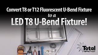 ️OUTDATED Go Dual END - Convert T8 T12 Fluorescent U-bend Fixture to Single End powered LED Fixture