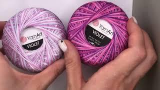 Видео-обзор летней пряжи Yarnart VIOLETот интернет-магазина YARN21.RU