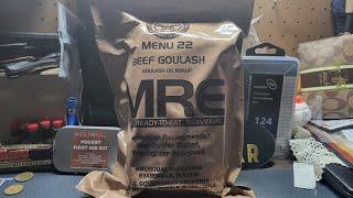 U.S MRE #22 BEEF GOULASH REVIEW