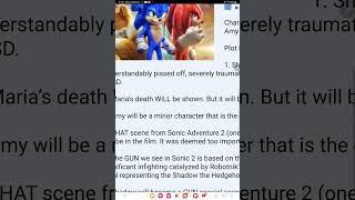 sonic movie 3 leaks